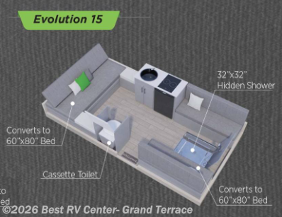 New 2027 Aliner Evolution ALINER  15 available in Grand Terrace, California