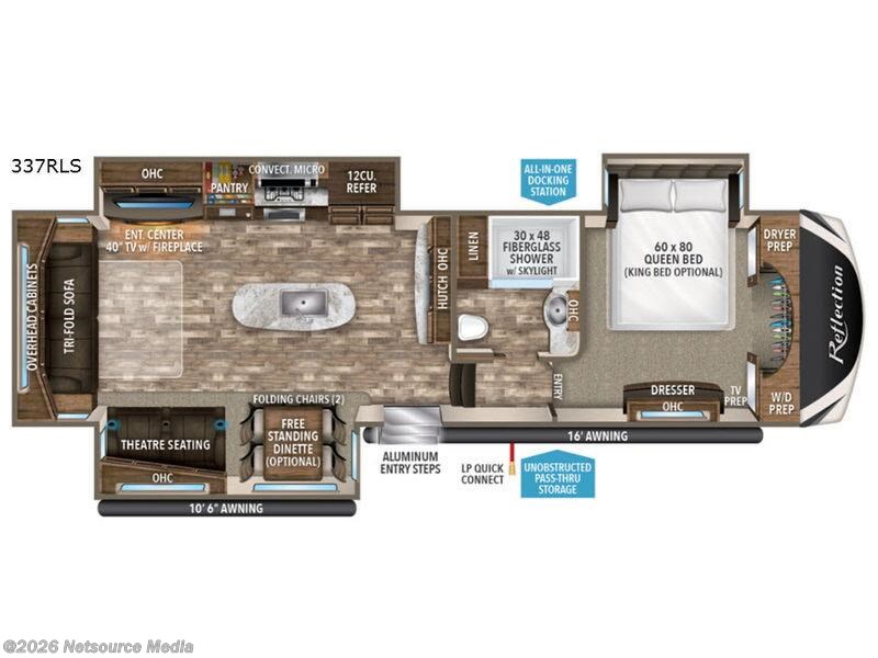 Used 2019 Grand Design Reflection 337RLS available in Rochester, New York