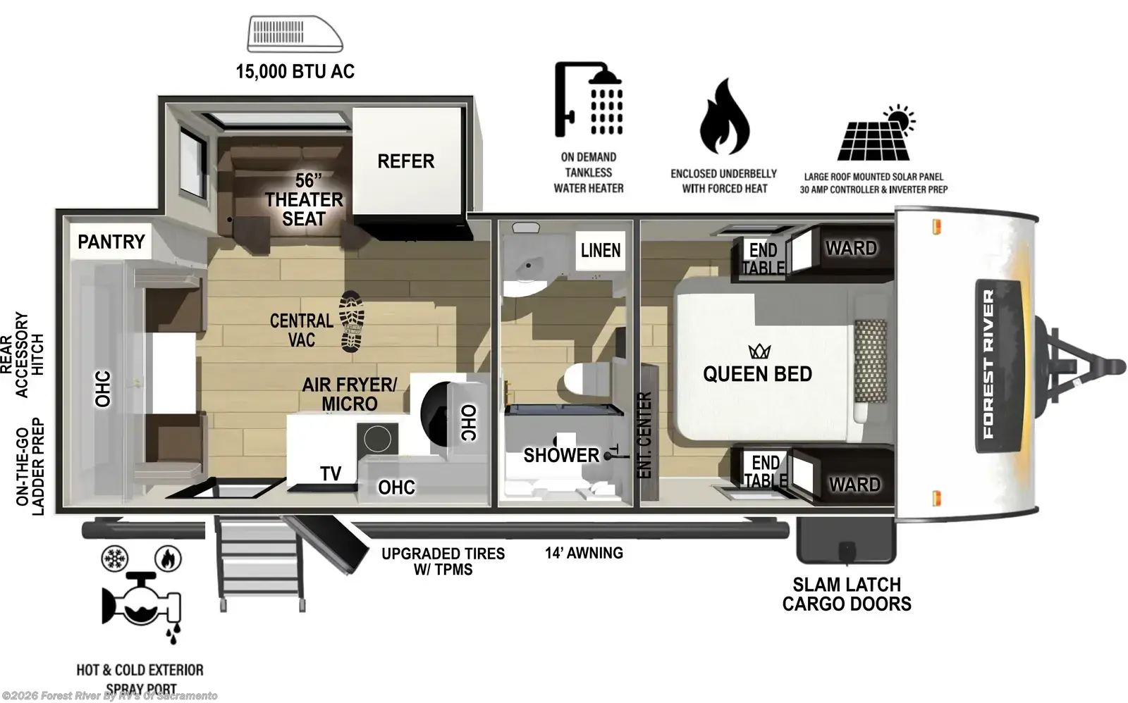 New 2027 Forest River R-Pod RP-198 available in Sacramento, California