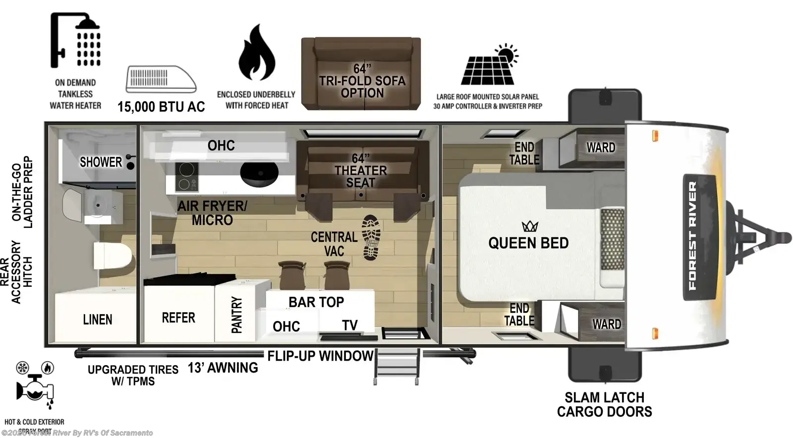 New 2027 Forest River R-Pod RP-207 available in Sacramento, California