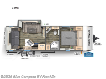 Used 2023 Forest River Cherokee Grey Wolf 23MK available in Franklin, Kentucky
