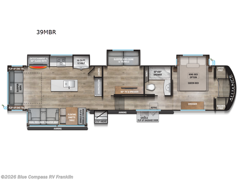 New 2026 Alliance RV Avenue 39MBR available in Franklin, Kentucky