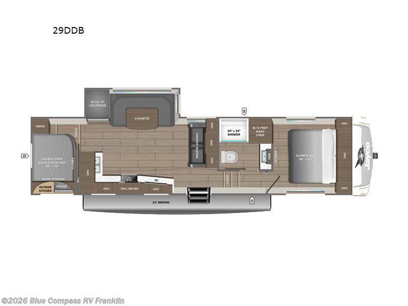 New 2027 Jayco Eagle 29DDB available in Franklin, Kentucky