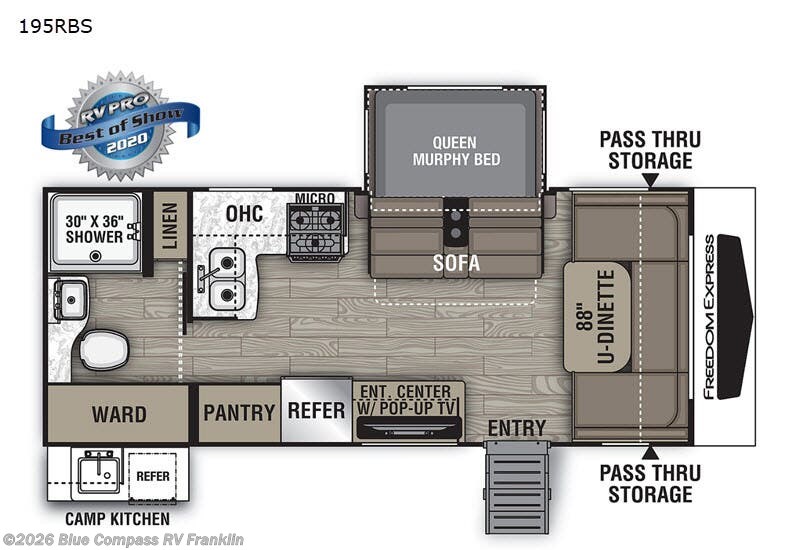 Used 2020 Coachmen Freedom Express Ultra Lite 195RBS available in Franklin, Kentucky