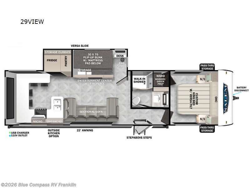 Used 2024 Forest River Salem 29VIEW available in Franklin, Kentucky