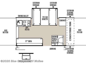 Used 2015 Forest River Rockwood Premier 2516G available in Mcbee, South Carolina