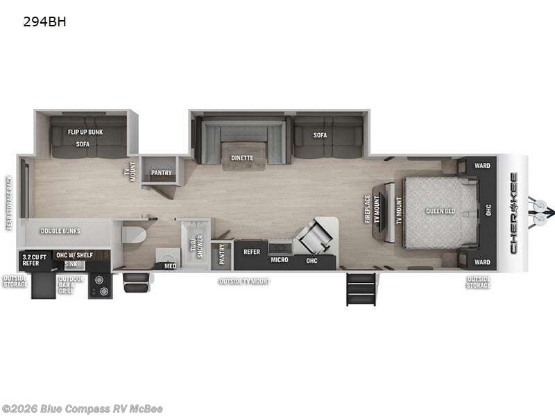 Used 2022 Forest River Cherokee 294BH available in Mcbee, South Carolina