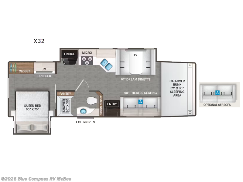 New 2026 Thor Motor Coach Magnitude Grand X32 available in Mcbee, South Carolina