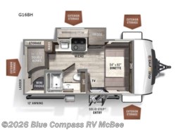 Used 2023 Forest River Rockwood Geo Pro G16BH available in Mcbee, South Carolina