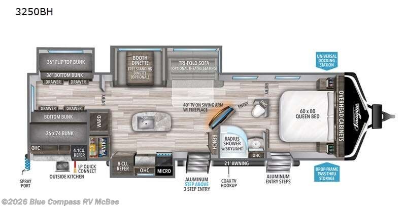 Used 2021 Grand Design Imagine 3250BH available in Mcbee, South Carolina