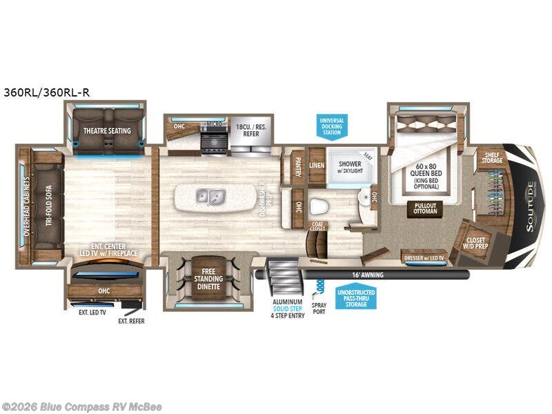 Used 2018 Grand Design Solitude 360RL available in Mcbee, South Carolina