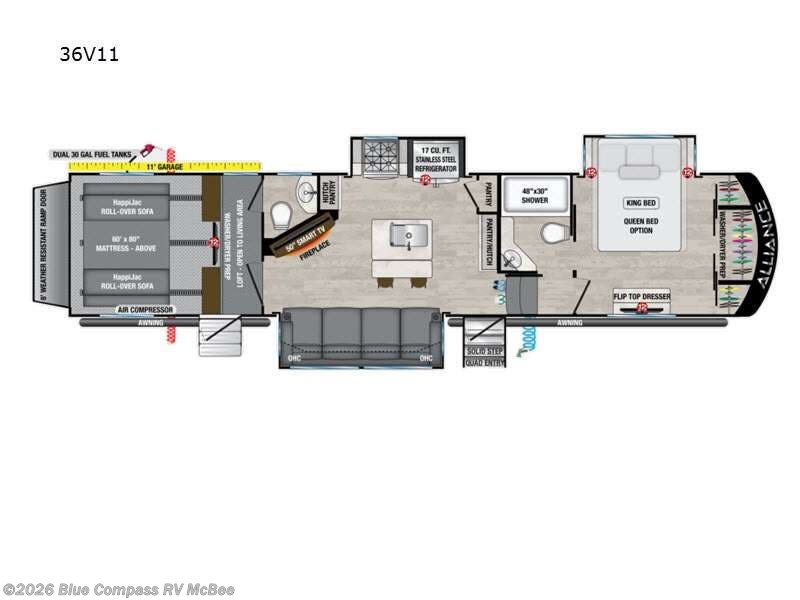 Used 2021 Alliance RV Valor 36V11 available in Mcbee, South Carolina