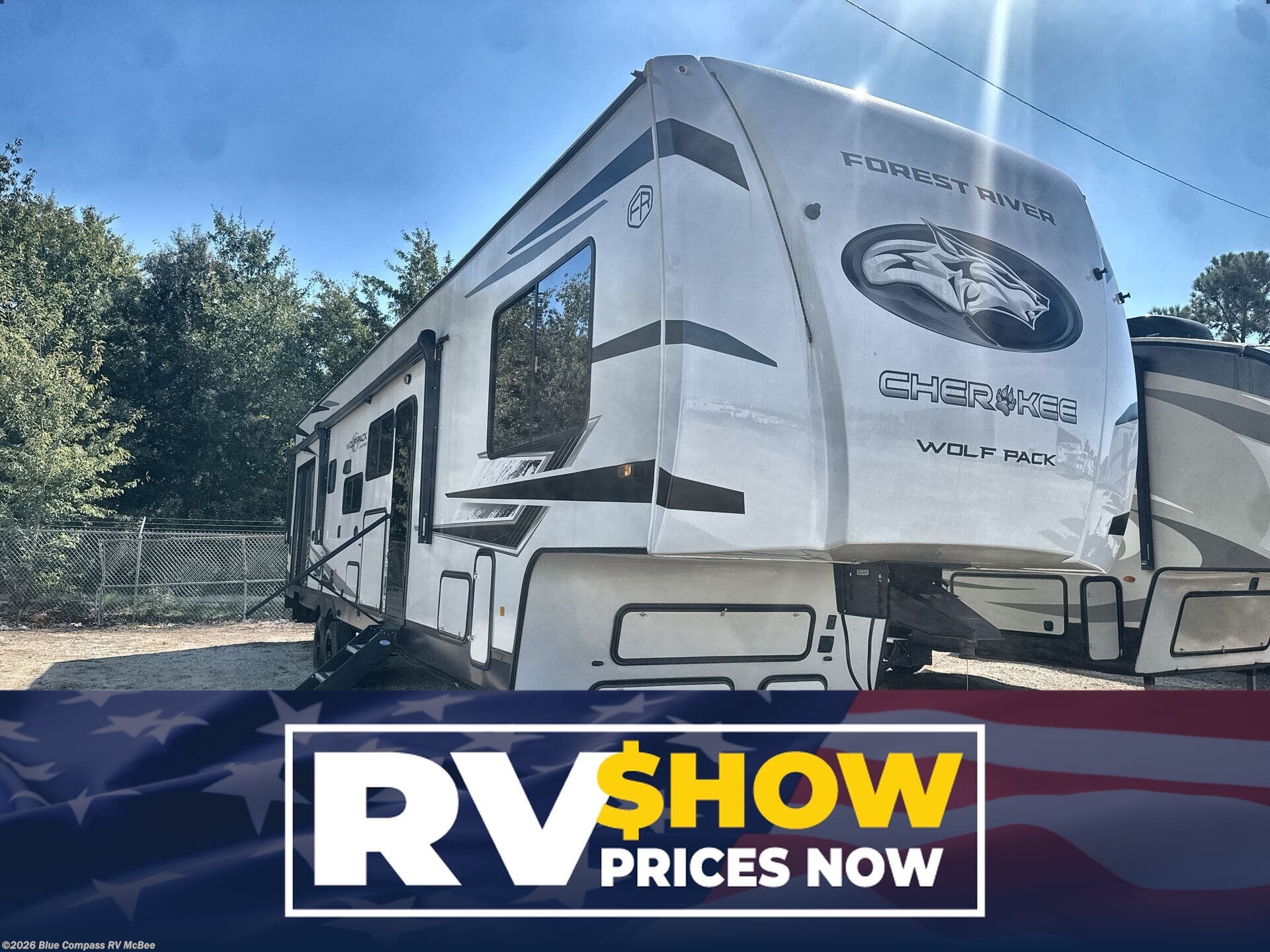 Used 2025  Forest River Cherokee Wolf Pack 365PACK15.5 by Forest River from Blue Compass RV McBee in Mcbee, SC