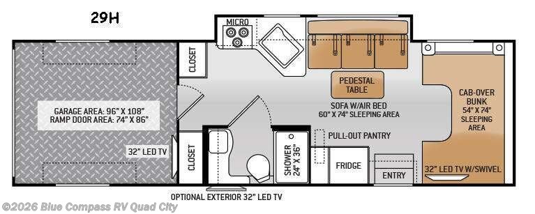 Used 2015  Thor Motor Coach Outlaw Class C 29J by Thor Motor Coach from Blue Compass RV Quad City in Walcott, IA