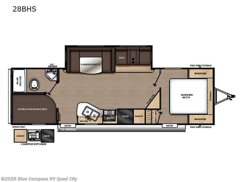 Used 2021 Forest River Aurora 28BHS available in Walcott, Iowa