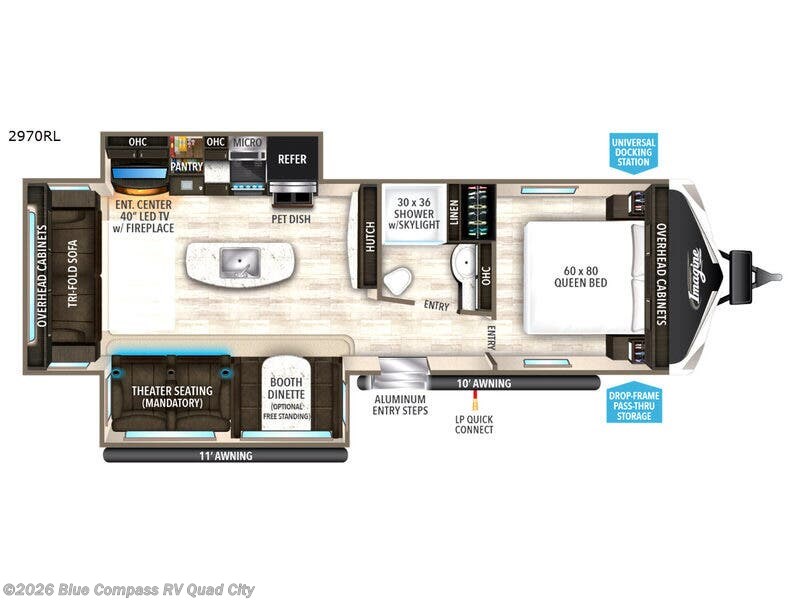 Used 2018  Grand Design Imagine 2970RL by Grand Design from Blue Compass RV Quad City in Walcott, IA