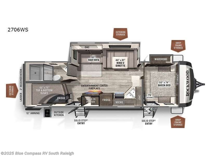 Used 2021 Forest River Rockwood Ultra Lite 2706WS available in Benson, North Carolina