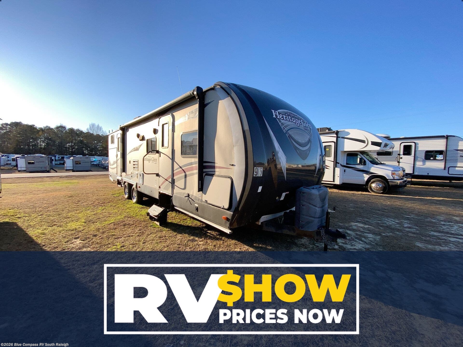 Used 2014 Forest River Wildwood Heritage Glen 312QBUD available in Benson, North Carolina