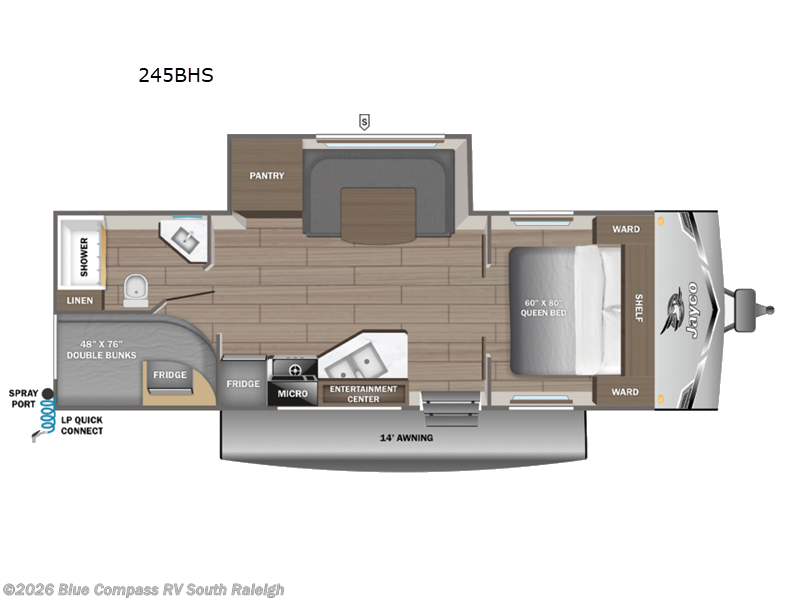 New 2026 Jayco Jay Flight SLX 245BHS available in Benson, North Carolina
