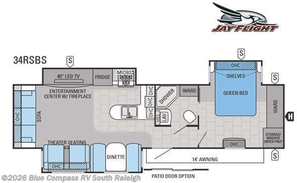 Used 2015 Jayco Jay Flight 34RSBS available in Benson, North Carolina