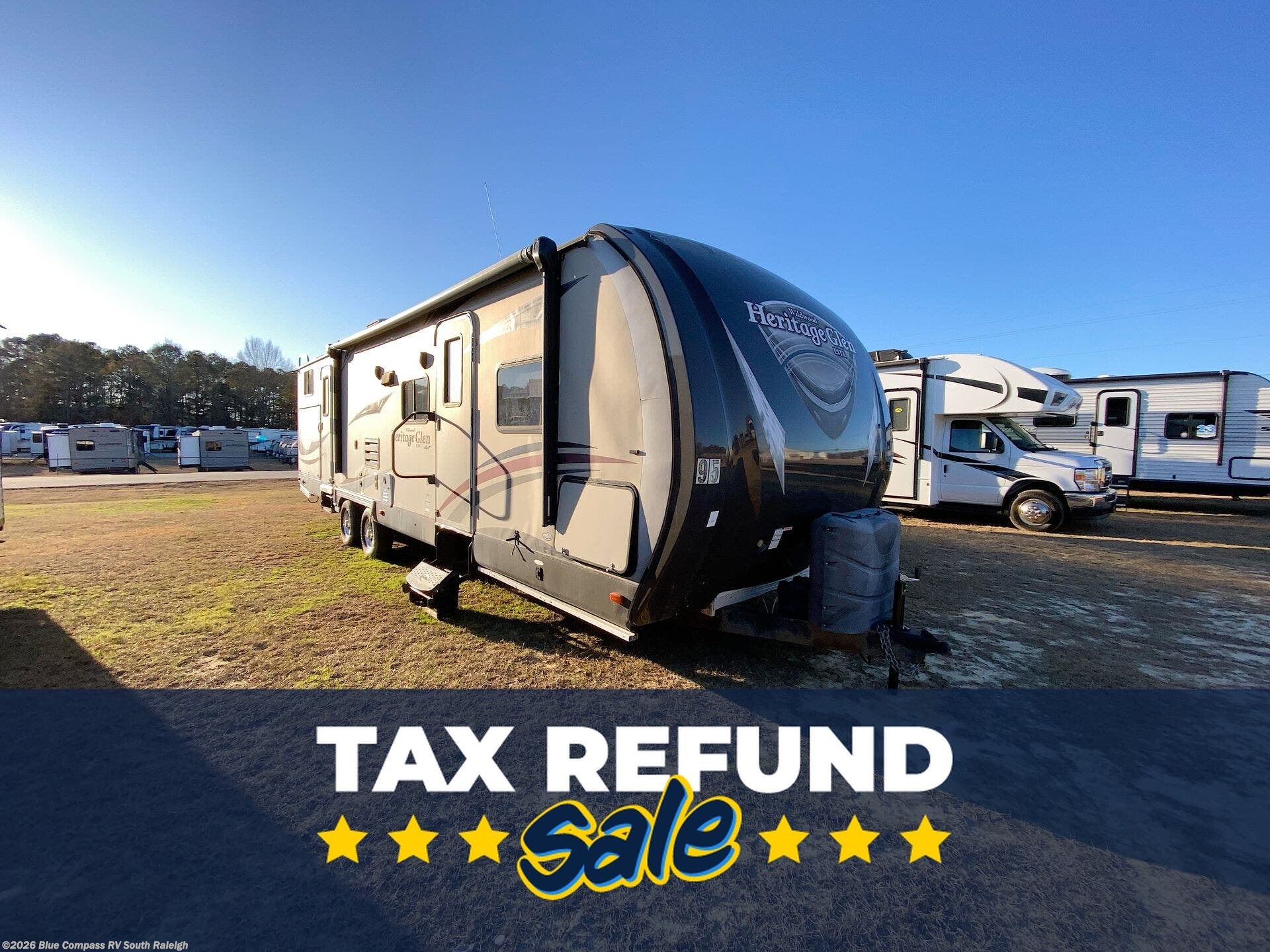 Used 2014 Forest River Wildwood Heritage Glen 312QBUD available in Benson, North Carolina