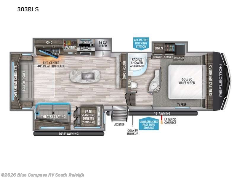 Used 2022 Grand Design Reflection 303RLS available in Benson, North Carolina