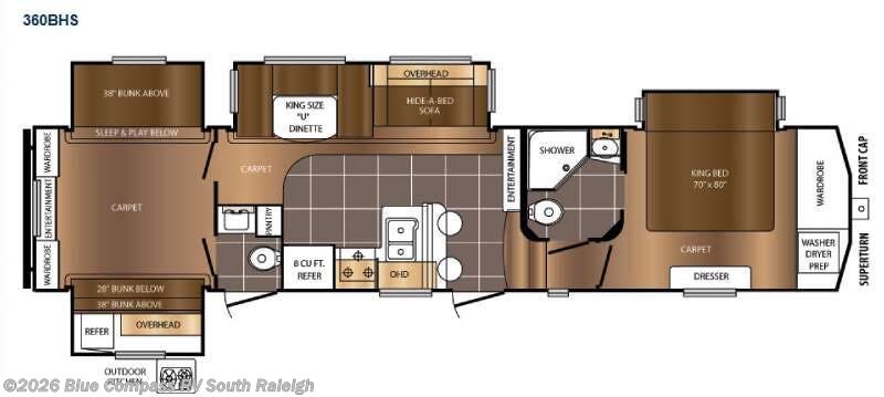 Used 2015 Prime Time Crusader 360BHS available in Benson, North Carolina