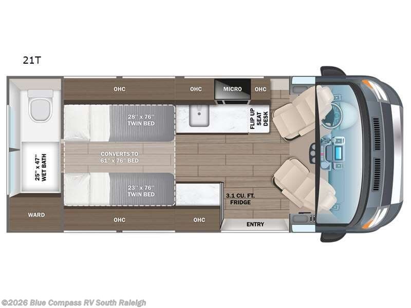 New 2026 Entegra Coach Expanse 21T available in Benson, North Carolina