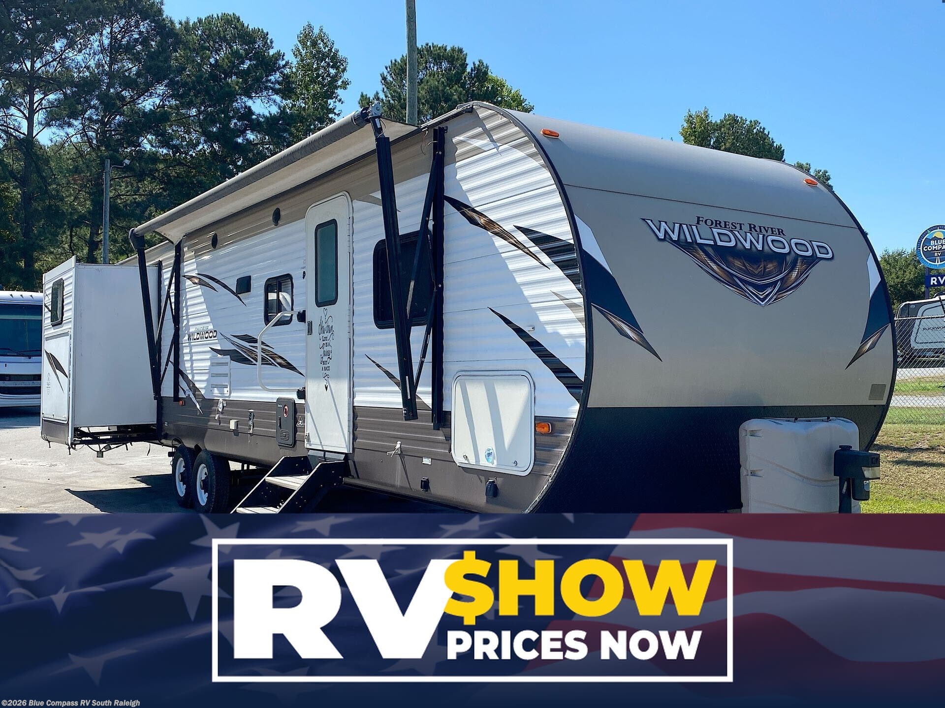 Used 2018 Forest River Wildwood 31KQBTS available in Benson, North Carolina