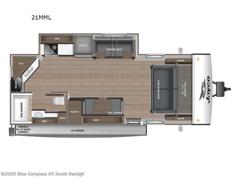 Used 2024 Jayco Jay Feather 21MML available in Benson, North Carolina
