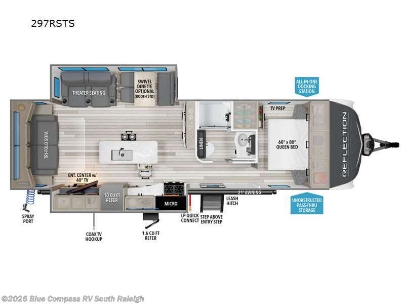 Used 2024  Grand Design Reflection 297RSTS by Grand Design from Blue Compass RV South Raleigh in Benson, NC