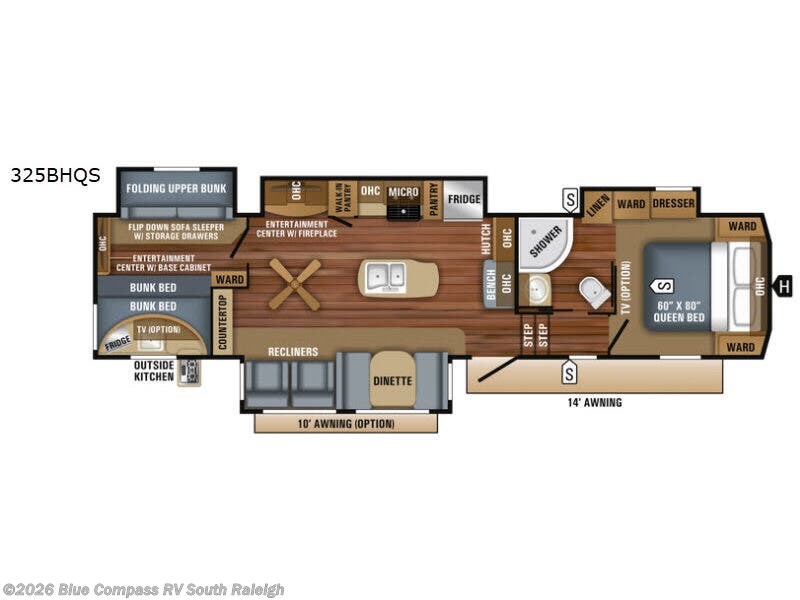 Used 2018 Jayco Eagle 325BHQS available in Benson, North Carolina