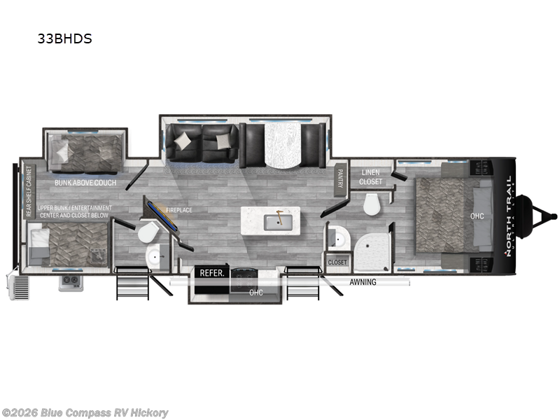 Used 2023 Heartland North Trail 33BHDS available in Claremont, North Carolina