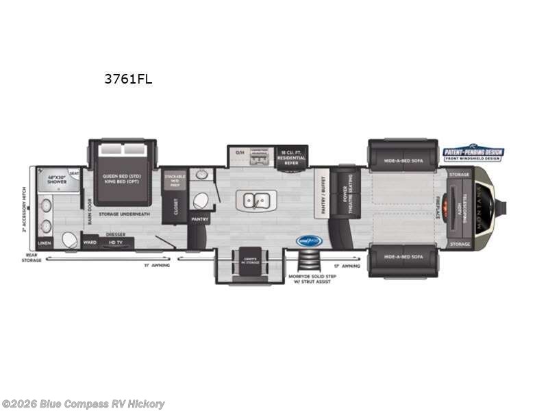 Used 2021 Keystone Montana 3761FL available in Claremont, North Carolina