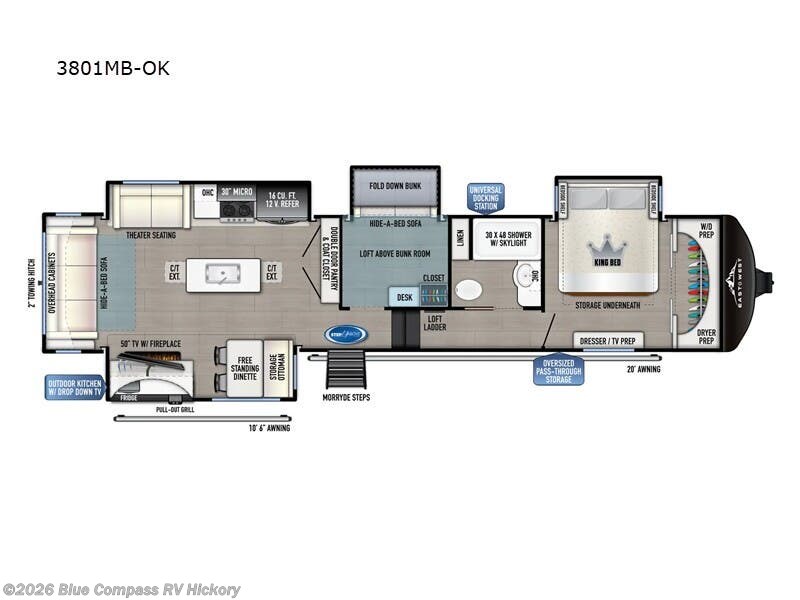 Used 2025 East to West Blackthorn 3801MB-OK available in Claremont, North Carolina