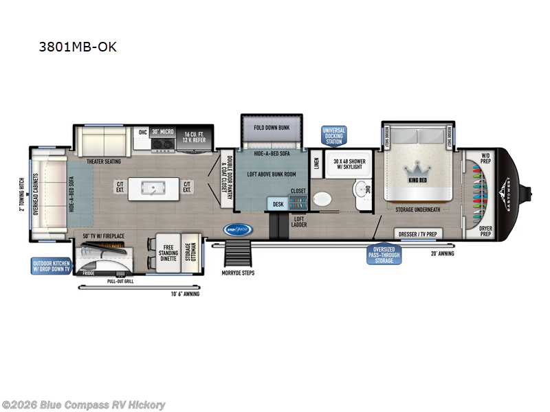 Used 2025 East to West Blackthorn 3801MB-OK available in Claremont, North Carolina