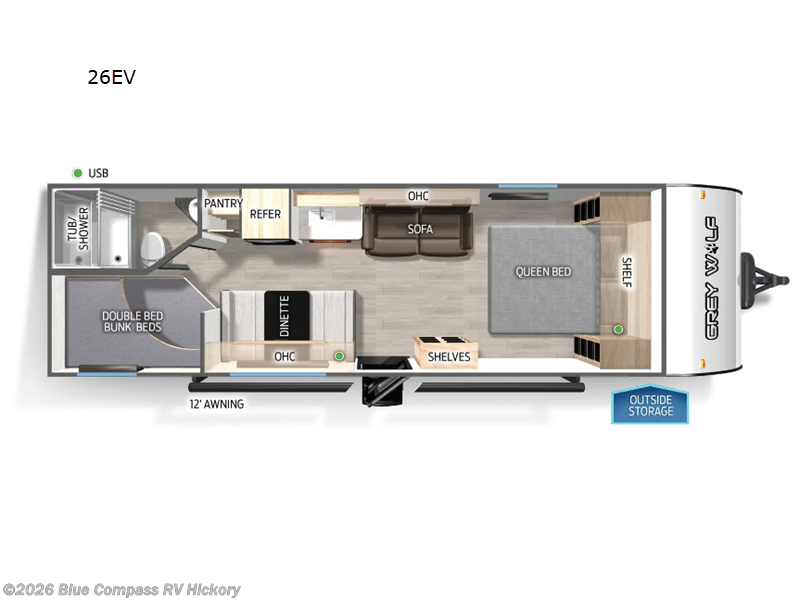 Used 2025 Forest River Cherokee Grey Wolf 26EV available in Claremont, North Carolina