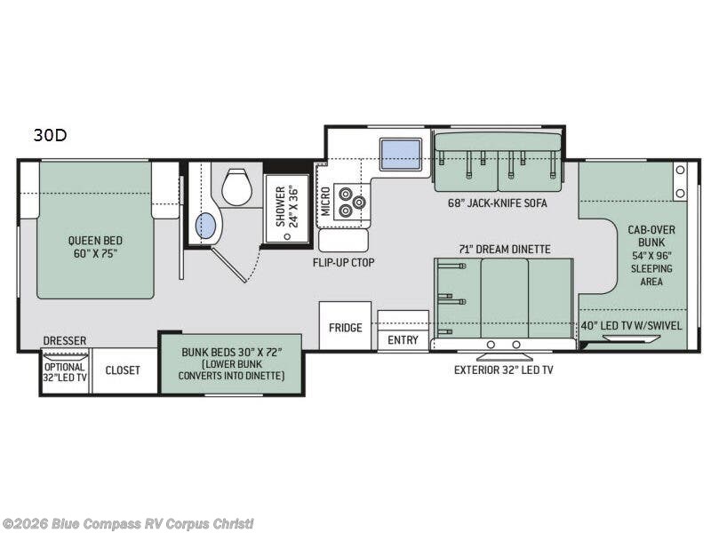 Used 2019 Thor Motor Coach Chateau 30D available in Corpus Christi, Texas