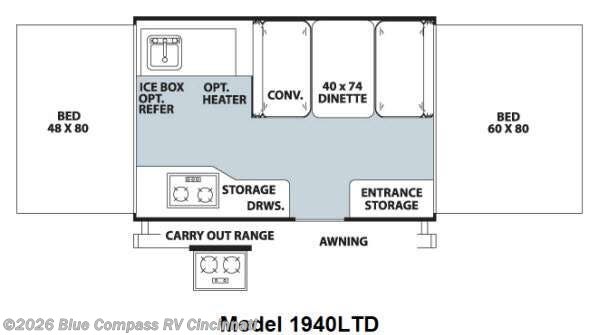 Used 2012 Forest River Rockwood Freedom LTD Series 1940LTD available in Cincinnati, Ohio