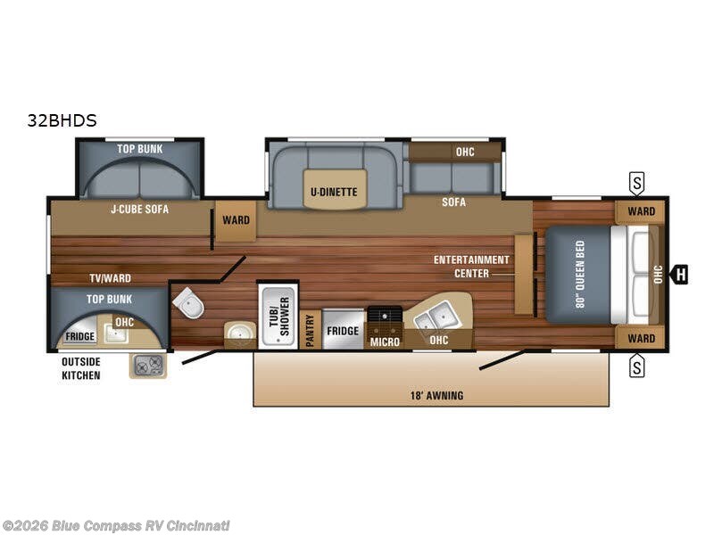 Used 2018 Jayco Jay Flight 32BHDS available in Cincinnati, Ohio