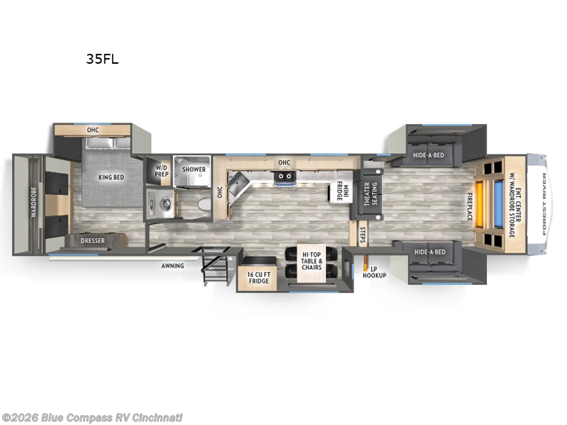 Used 2025 Forest River Wildcat 35FL available in Cincinnati, Ohio