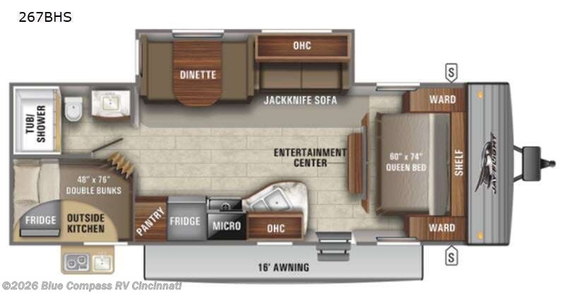 Used 2021 Jayco Jay Flight SLX 8 267BHS available in Cincinnati, Ohio