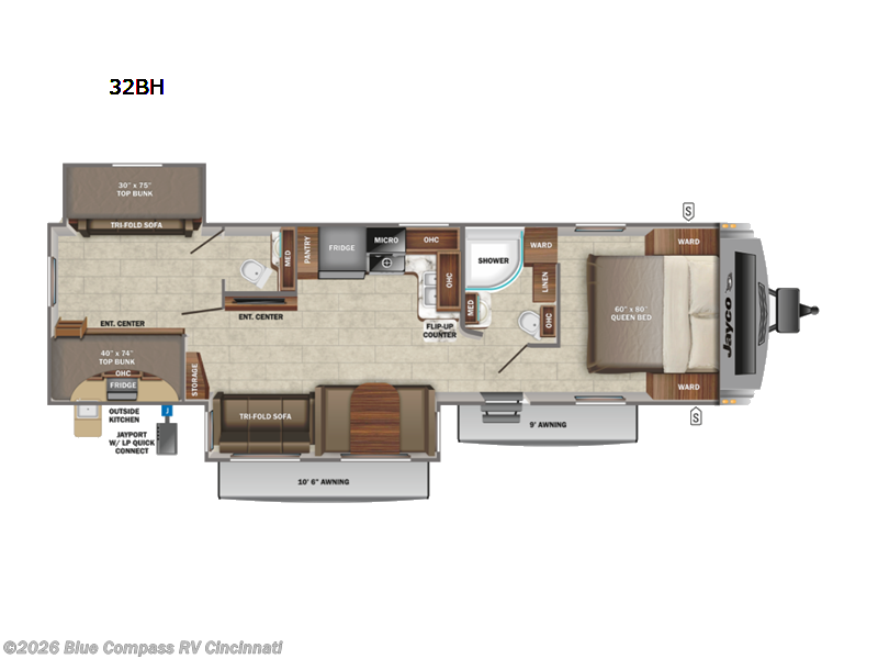 Used 2022 Jayco White Hawk 32BH available in Cincinnati, Ohio