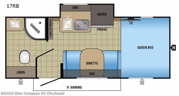 Used 2017 Jayco Hummingbird 17RB available in Cincinnati, Ohio