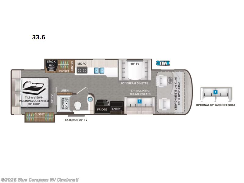 Used 2023 Thor Motor Coach Palazzo 33.6 available in Cincinnati, Ohio