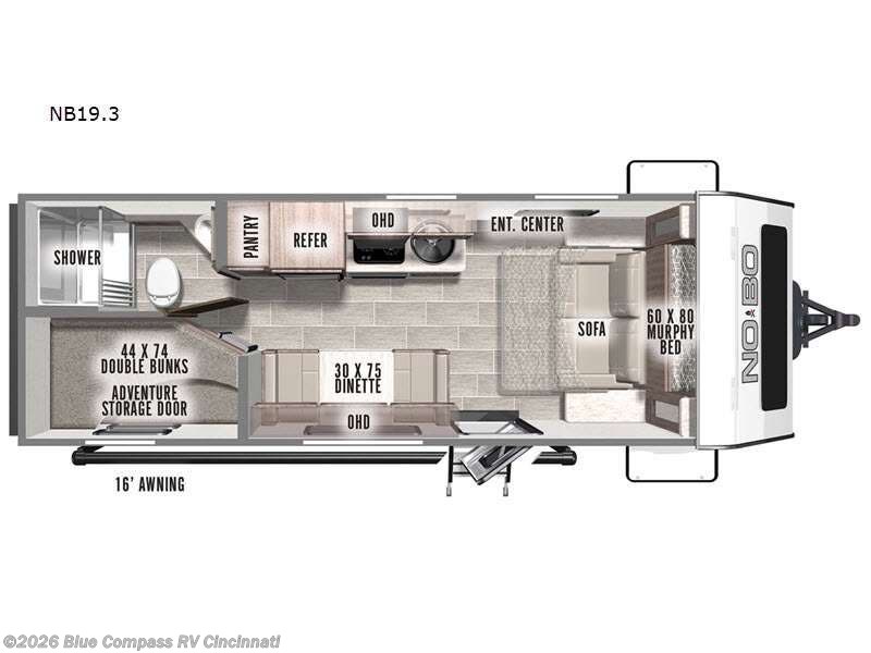 Used 2022 Forest River No Boundaries NB19.3 available in Cincinnati, Ohio