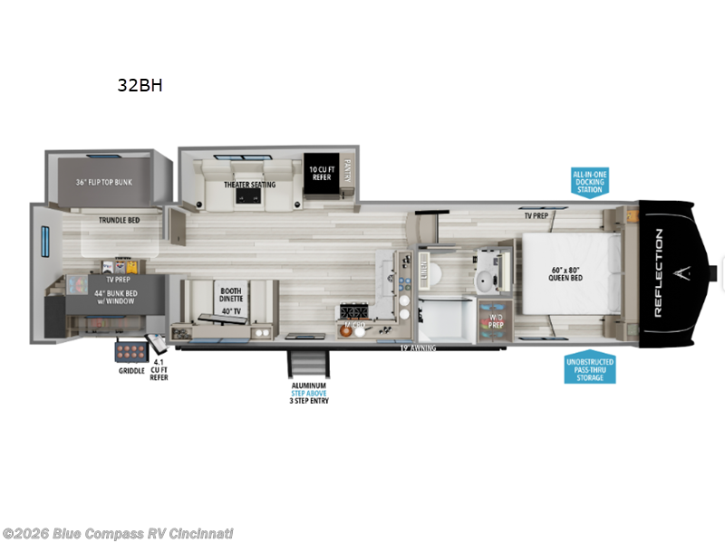 New 2026 Grand Design Reflection 100 Series 32BH available in Cincinnati, Ohio