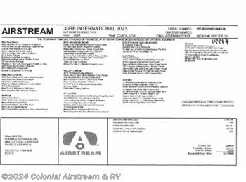 New 2023 Airstream International 30RBT Twin available in Millstone Township, New Jersey