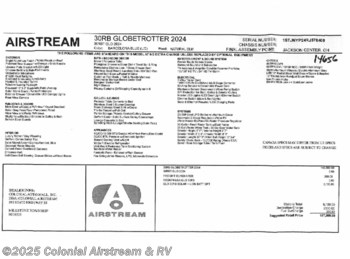 New 2024 Airstream Globetrotter 30RBT Twin available in Millstone Township, New Jersey