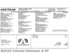 New 2025 Airstream Classic 30RBQ Queen available in Millstone Township, New Jersey